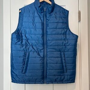 Sonoma Men's Blue Quilted Vest